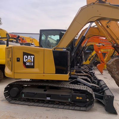 7210kg حفرة CAT كبيرة مستعملة يد ثانية حفرة هيدروليكية زحفية CAT307
