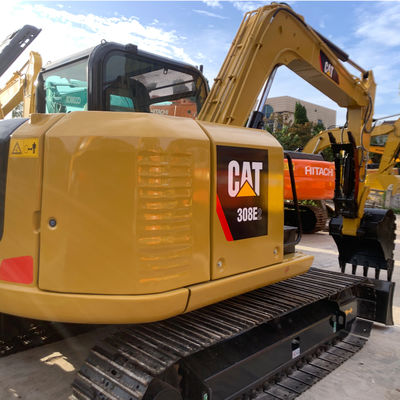 القوة الصفراء الهيدروليكية المستخدمة CAT حفرة الزحف نوع 2 يد حفر CAT308D