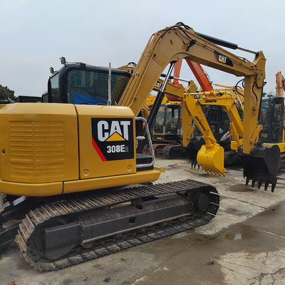 القوة الصفراء الهيدروليكية المستخدمة CAT حفرة الزحف نوع 2 يد حفر CAT308D