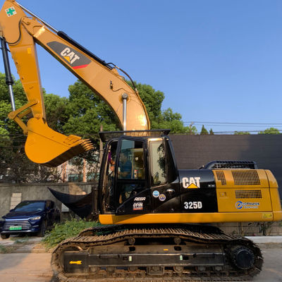الحفرة الزراعية المستخدمة CAT الحفرة اليد الثانية الحفرة الخلفية CAT325D اللون الأصفر