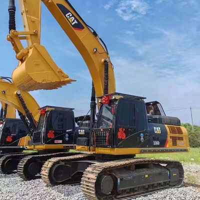 CAT336D حفرة CAT المستخدمة الهيدروليكية قوية اليد الثانية آلات نقل الأرض