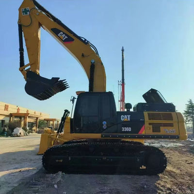 CAT336D حفرة CAT المستخدمة الهيدروليكية قوية اليد الثانية آلات نقل الأرض
