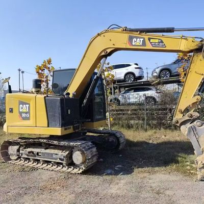 الحفرة المستخدمة الهيدروليكية الحفرة الصغيرة Cat307 41.5kw الحفرة الزحفية القوية