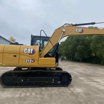 آلات البناء الهيدروليكية المستخدمة حفر اليد الثانية CAT312gc 74.4kw للتعدين
