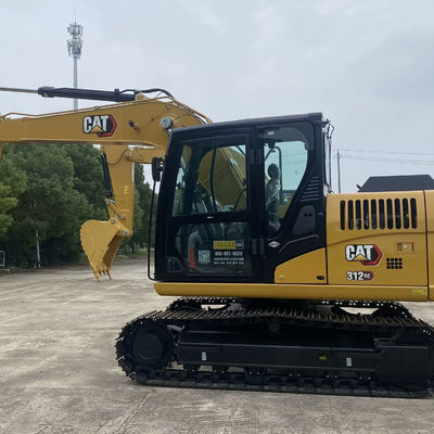 آلات البناء الهيدروليكية المستخدمة حفر اليد الثانية CAT312gc 74.4kw للتعدين