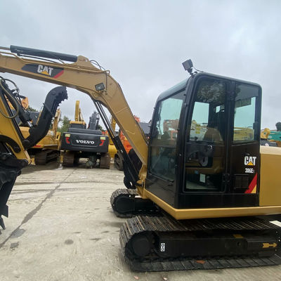 آلات البناء المستعملة الحفرة Cat306E2 34.7kw لبناء الطرق