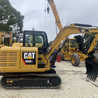آلات البناء المستعملة الحفرة Cat306E2 34.7kw لبناء الطرق
