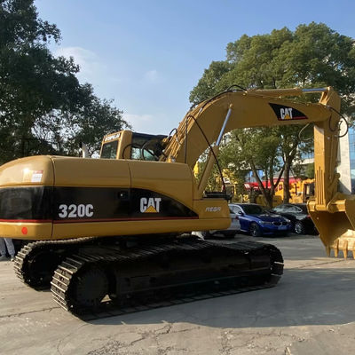 10T CAT320C آلات البناء المستعملة اليد الثانية الزاحف حفرة اليرقة 110kw
