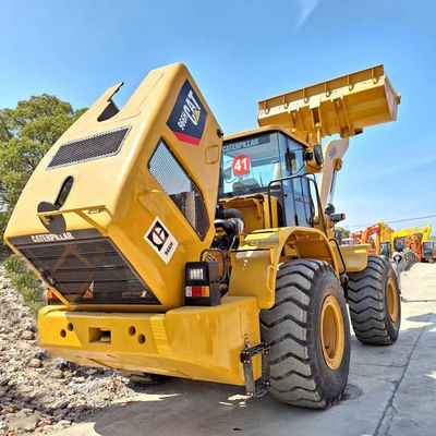 بناء محمولات الحفر المستخدمة CAT 966H 6T الحمل الجرار اليد الثانية محمولات الحفر