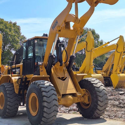 بناء محمولات الحفر المستخدمة CAT 966H 6T الحمل الجرار اليد الثانية محمولات الحفر