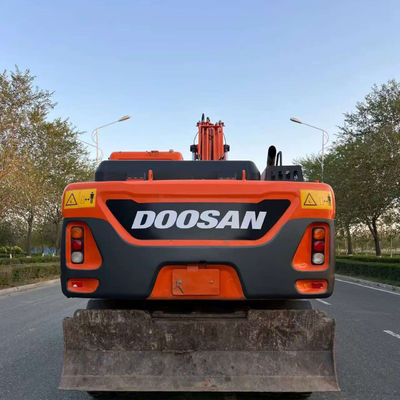 دوسان DX210W حفرة عجلات مستعملة هيدروليك ميني حفرة يد ثانية 20100 كجم