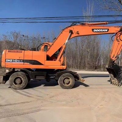 دوسان 210w-7 حفرة عجلة مستعملة حفرة 115kW لصناعة التعدين