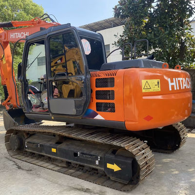 حفرة هيتاشي ZX120 مستعملة نوع الزحف حفرة يدوية 12 طن