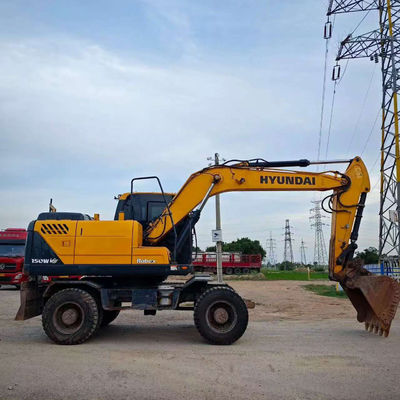 هيونداي 150w-9 معدات الحفارة هيونداي المستعملة لبناء الطرق