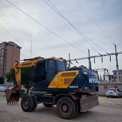 هيونداي 150w-9 معدات الحفارة هيونداي المستعملة لبناء الطرق