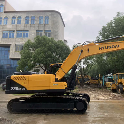 حافلة هيونداي ذات صيانة جيدة هيونداي 220lc-9s آلات البناء 22400kg