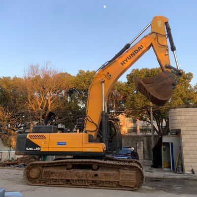 الحفرة الهيدروليكية الكبيرة HYUNDAI 520L-9 نوع الزحف 52170kg