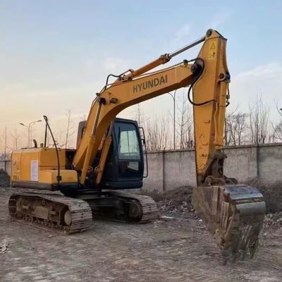 هيونداي R110-7 الحفرة الزحفية المستعملة الحفرة اليد الثانية 11200kg 0.30-0.59m3 دلو
