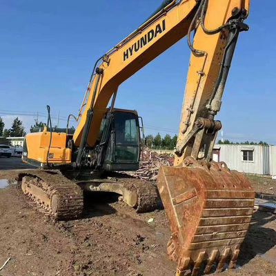 حفرة هيدروليكية مستعملة حفرة هيوندي 20900kg 125KW حفرة الأرض القديمة المتحركة