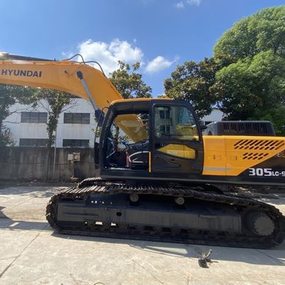125 كيلوواط حفرة هيونداي مستعملة هيونداي 305lc-9s حفرة الزحف الهيدروليكي اللون الأصفر