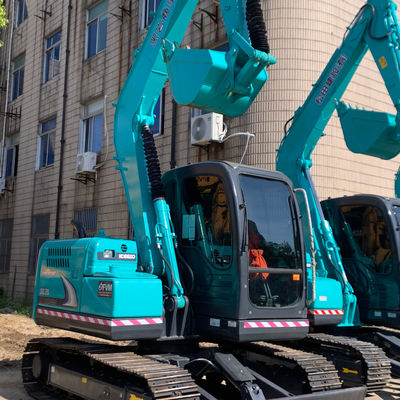 7000 كيلوغرام حفرة هيدروليكية مستعملة كوبليكو Sk75 41kw حفرة للبناء