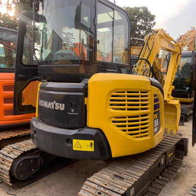 الحفرة الهيدروليكية المستخدمة كوماتسو Pc55 5160kg لحفر أسس