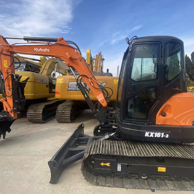 حفرة بناء مصغرة مستعملة كوبوتا 161-3 5675kg لمهندسة البناء