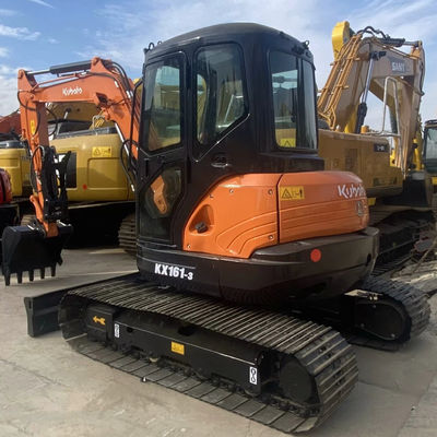 حفرة بناء مصغرة مستعملة كوبوتا 161-3 5675kg لمهندسة البناء