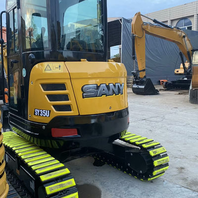 الحفرة الهيدروليكية المستخدمة الحفرة SANY 35U آلات نقل الأرض 3780 كجم