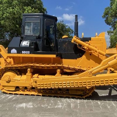 162 كيلوواط مستعمل شانتوي SD22 زاحف الجرافة البناء المعدات الزراعية