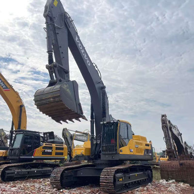 معدات الحفر الهيدروليكية المستخدمة VOLVO EC480 كفاءة الوقود للهدم