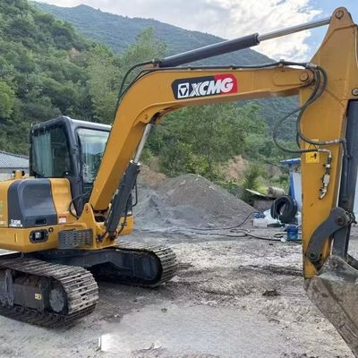 محرك الديزل المستخدم الحفرة المصغرة حفرة XCMG XE60DA الحفرة الزحفية الهيدروليكية