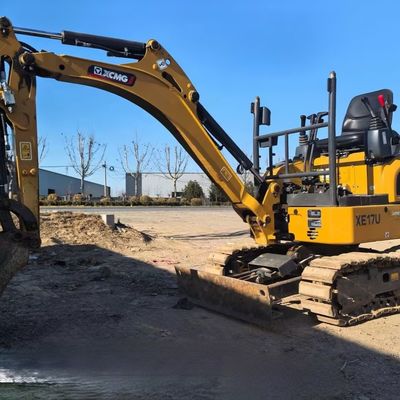 XCMG XE17U الحفرة الهيدروليكية المصغرة اليد الثانية لبناء التعدين