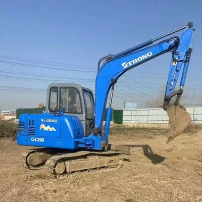 35.5kw زاحف معدات بناء مستعملة حفرة يد ثانية TRONG GC68