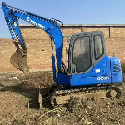 35.5kw زاحف معدات بناء مستعملة حفرة يد ثانية TRONG GC68