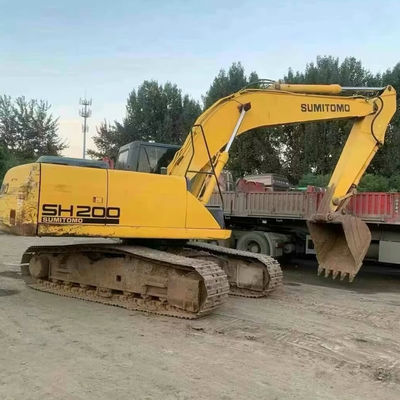 SUMITOMO SH200 محفر الزحف المستعمل 103kW معدات الحفر انخفاض الاستهلاك