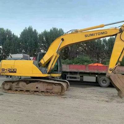 SUMITOMO SH200 محفر الزحف المستعمل 103kW معدات الحفر انخفاض الاستهلاك