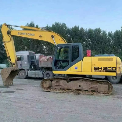 SUMITOMO SH200 محفر الزحف المستعمل 103kW معدات الحفر انخفاض الاستهلاك