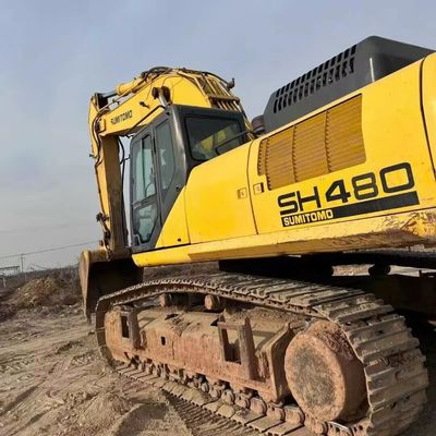 معدات البناء المستعملة الحفرة الكبيرة SUMITOMO SH480 للتعامل مع المواد