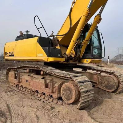 معدات البناء المستعملة الحفرة الكبيرة SUMITOMO SH480 للتعامل مع المواد