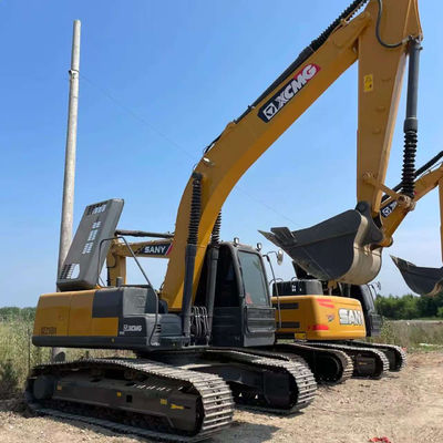 89 كيلوواط حفر هيدروليكي مستعمل XCMG XE215 معدات البناء الثقيلة اليد الثانية
