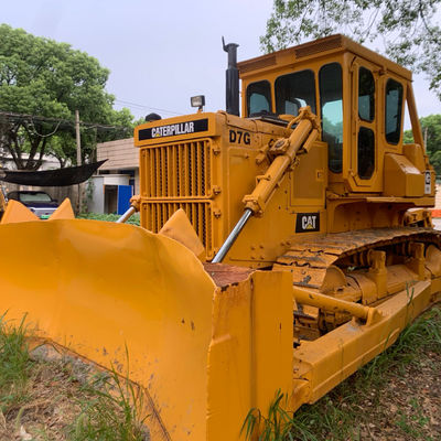 التعدين والبناء الجرافة المستخدمة CAT D7G التحكم الهيدروليكي 202hp
