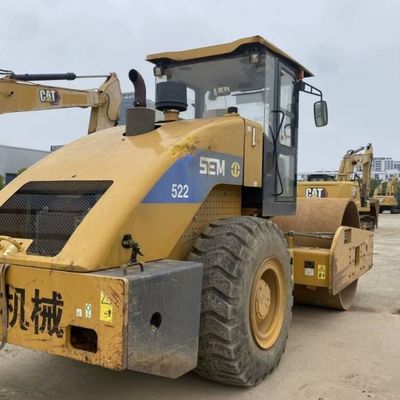 الصفراء الدرجة العليا المستخدمة الطريق الدوار الاهتزاز SEM 522 مع الطبول الفولاذية الثقيلة