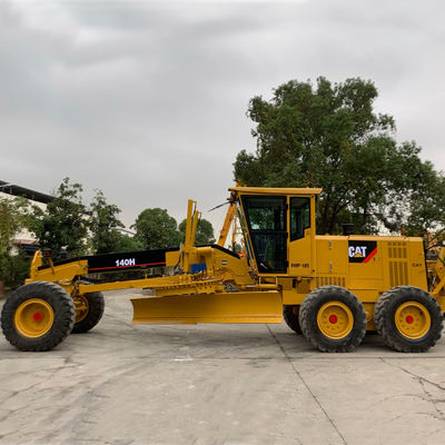 بناء المستخدمة كاتربيلر الدرجة CAT 140H محرك الدرجة 250HP عالية الأداء